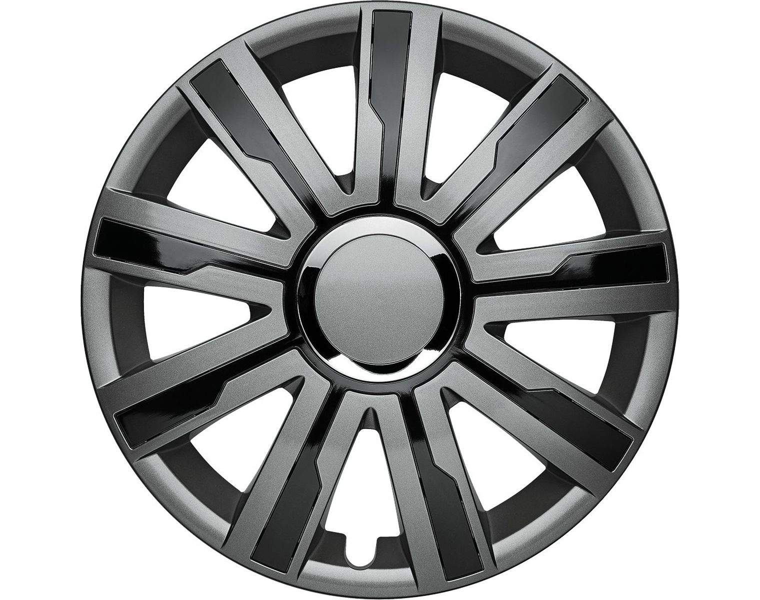 ALBRECHT MASTER LINE Radzierblende Mirage V Plus, grey/black, 14", 4-er Set