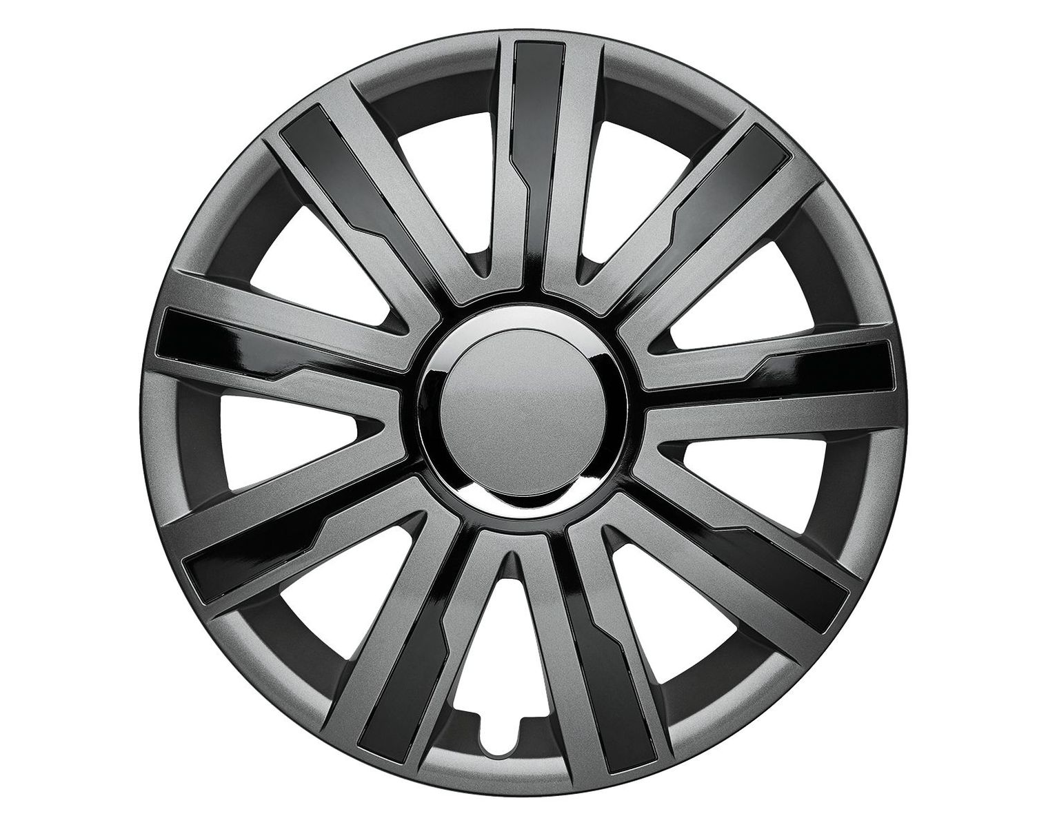 ALBRECHT MASTER LINE Radzierblende Mirage V Plus, grey/black, 16", 4-er Set