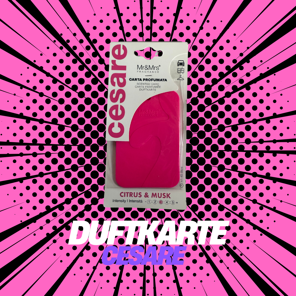 Cesare Duftkarte Mr&Mrs Citrus & Musk
