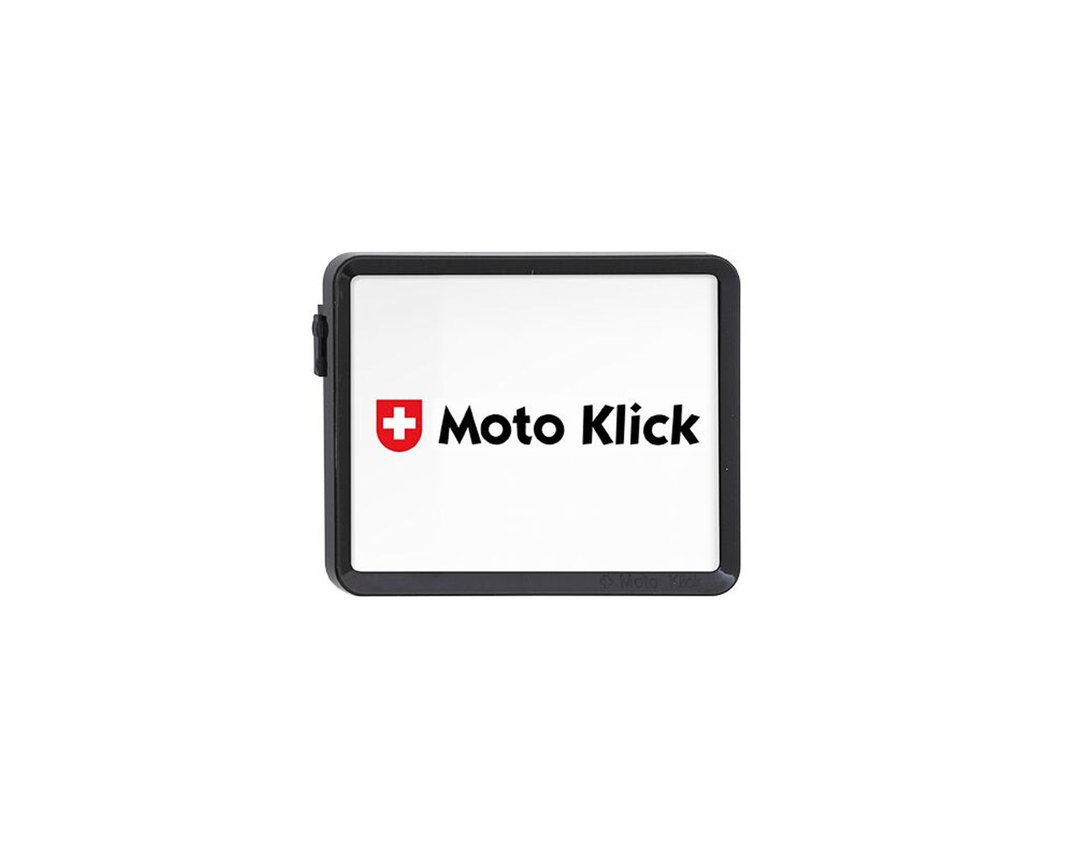 SwissKlick MotoKlick Nummernrahmen Moto, schwarz