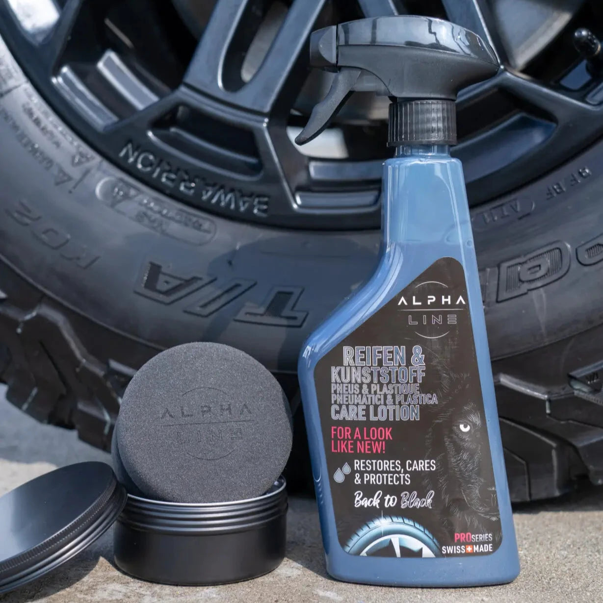 Alpha Line Reifen & Kunststoffpflege 500 ml