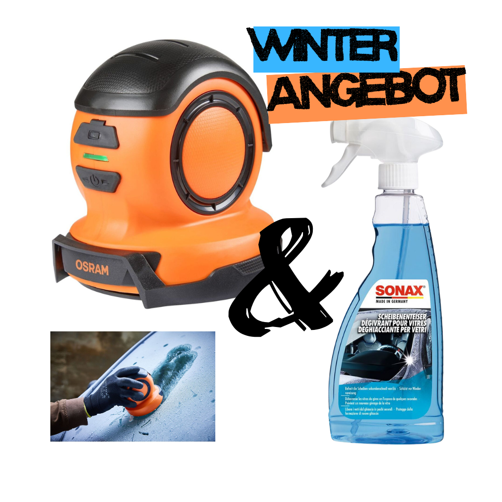 WinterClear Pro Bundle - Osram Eisschaber