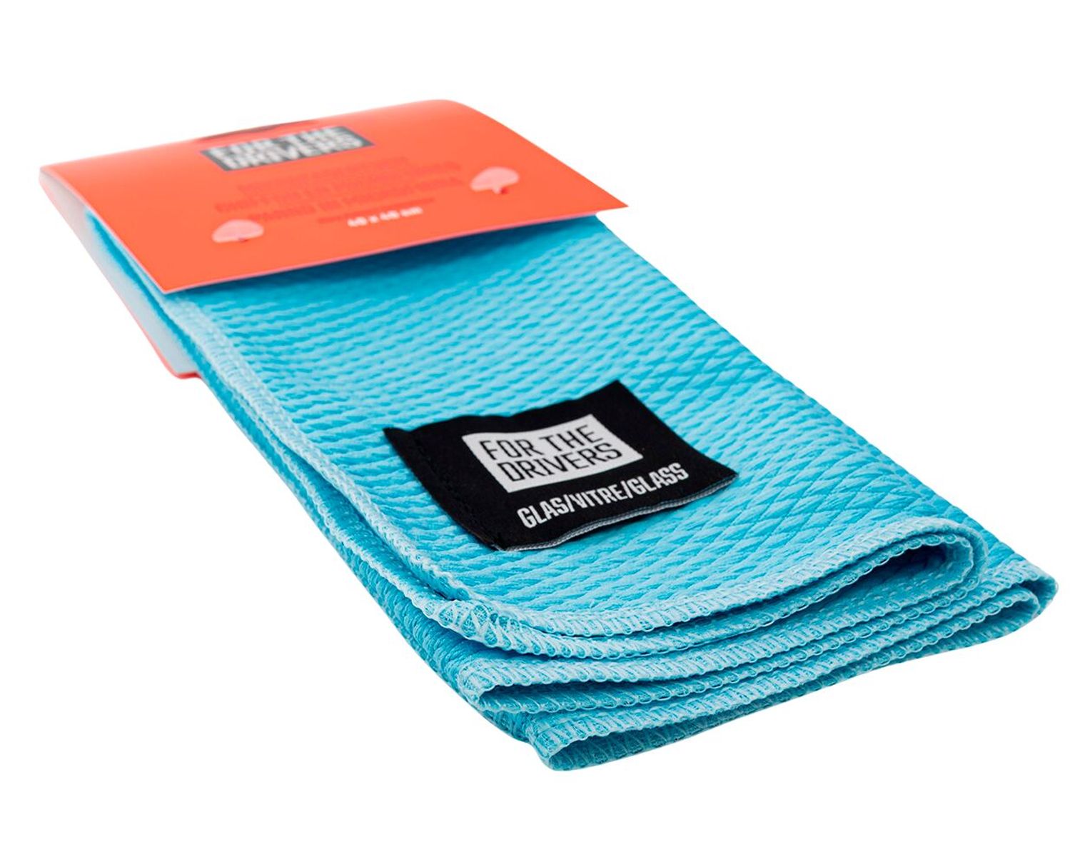 FOR THE DRIVERS Mikrofasertuch Glas, 40 נ40 cm, hellblau
